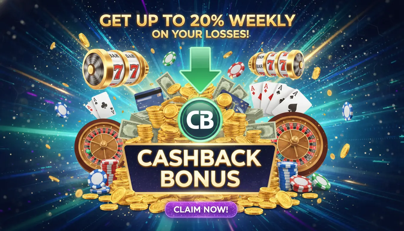 22aud casino cashback bonus